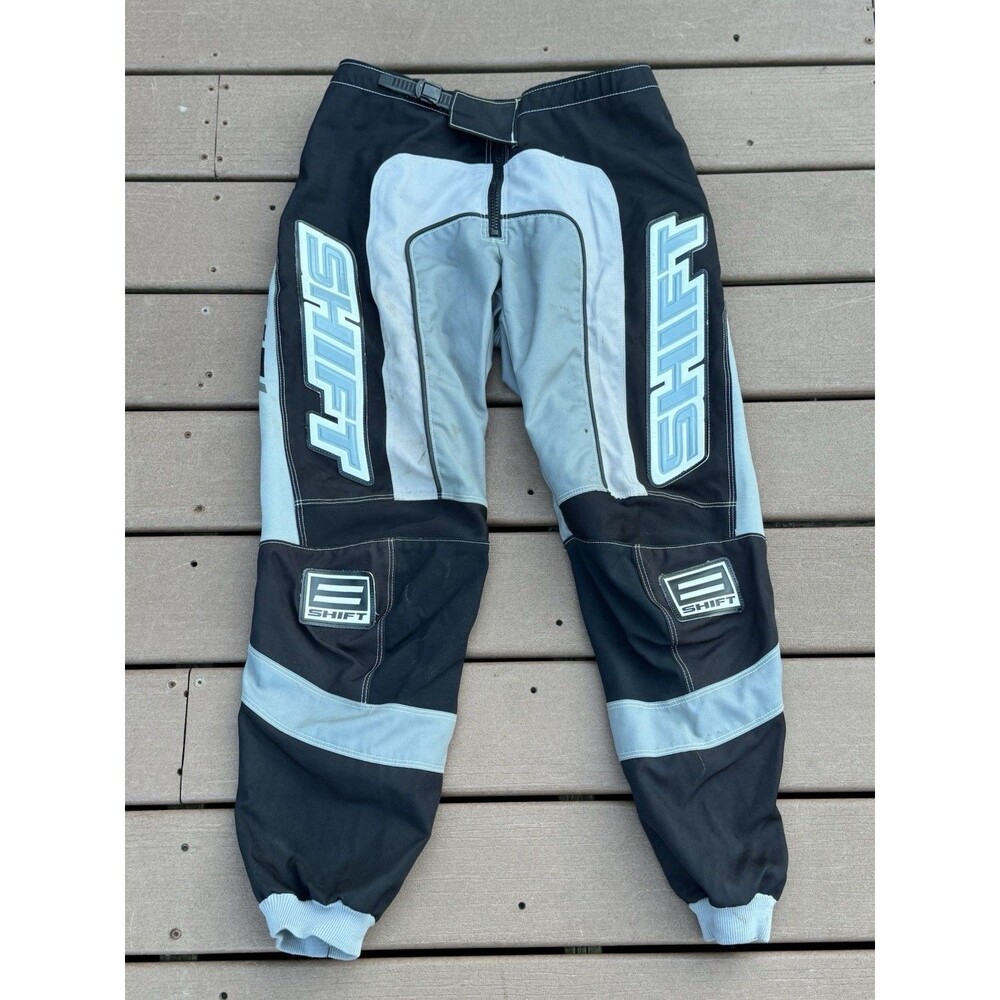 Shift Motocross Pants Black Gray Mens 36 Waist 30” Inseam